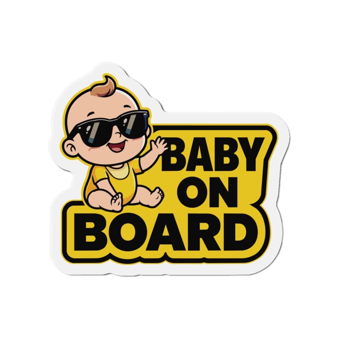Baby on Board · Sunglasses magnet